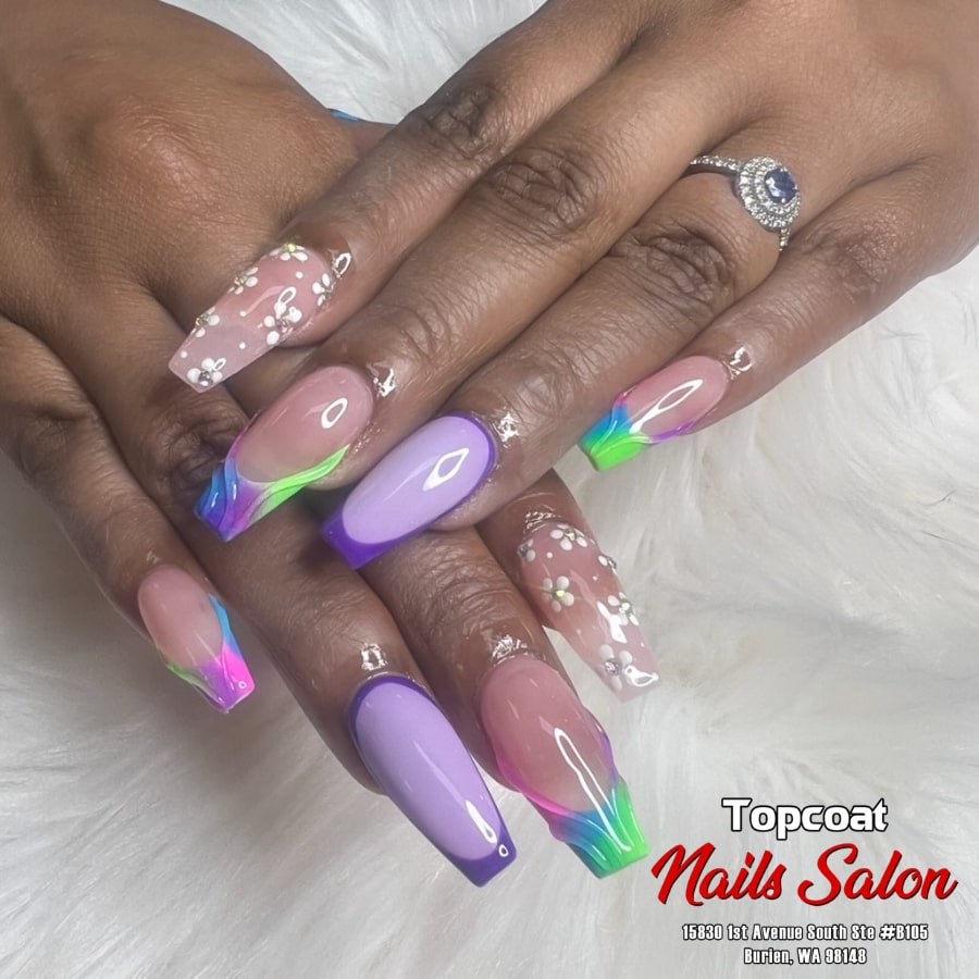 Beautiful Nails at Top Coat Nails Salon